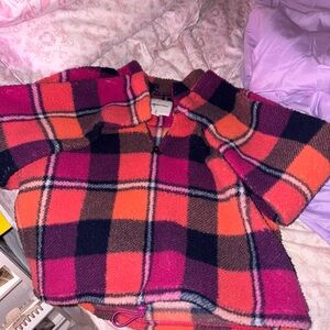American Eagle Outfitters Colorful Fleece Jacket